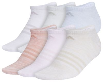 adidas Women's Superlite 6-Pack No Show Socks Unisex Accessories Socks