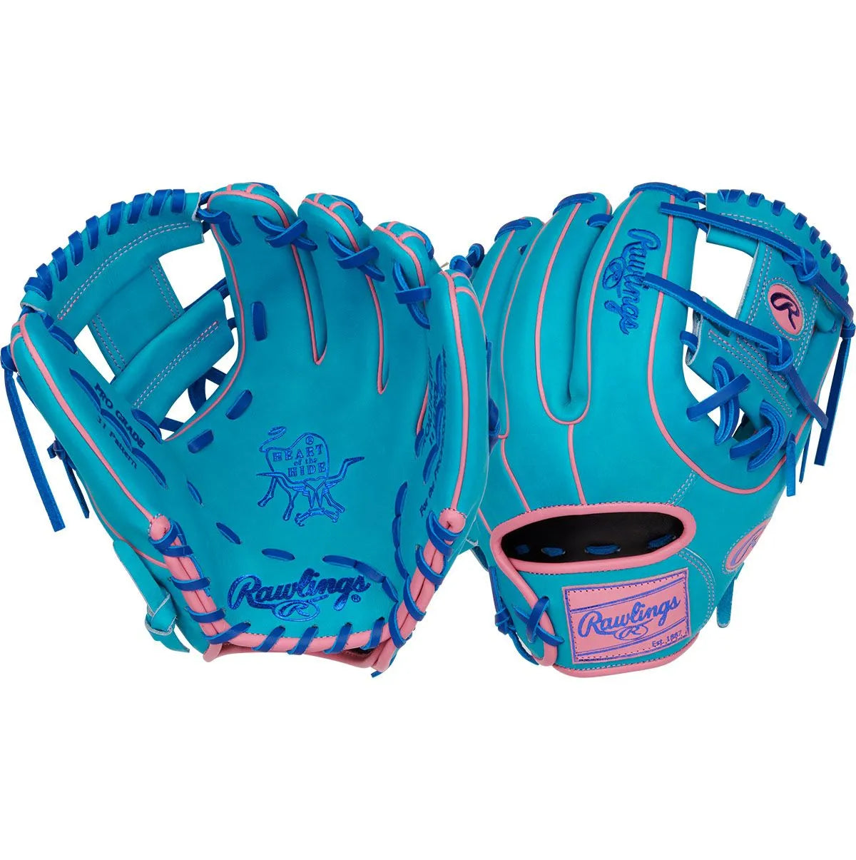 Rawlings Heart of the Hide Vibrant Series PROR314 11.5" Baseball Glove Baseball Gloves & Mitts All
