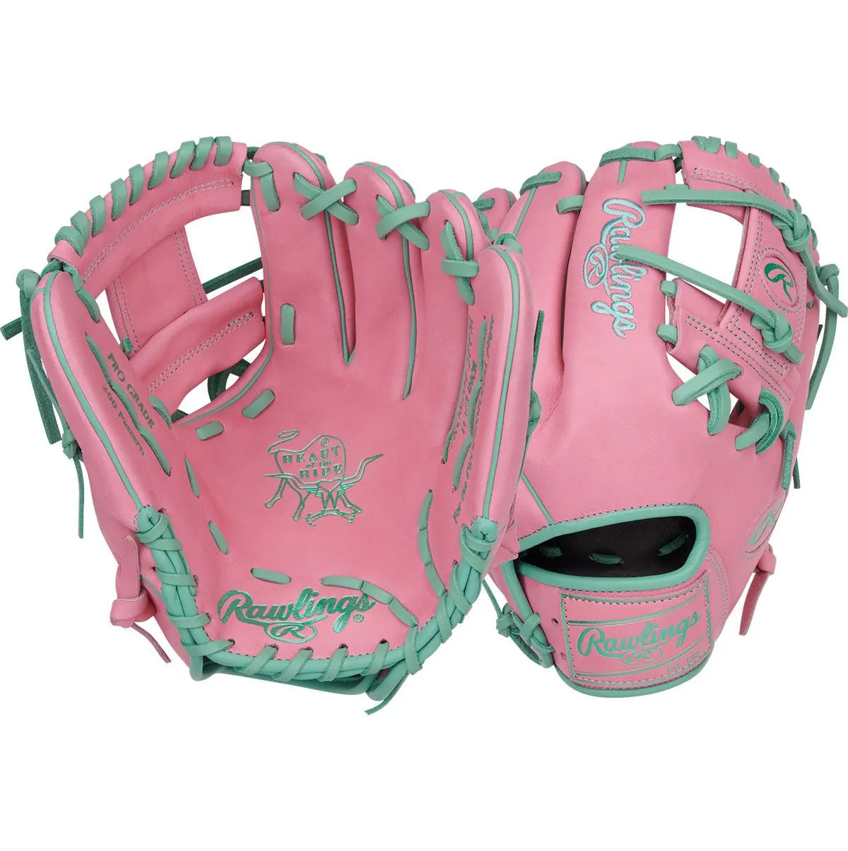Rawlings Heart of the Hide Vibrant Series PROR204 11.5" Baseball Glove Baseball Gloves & Mitts All