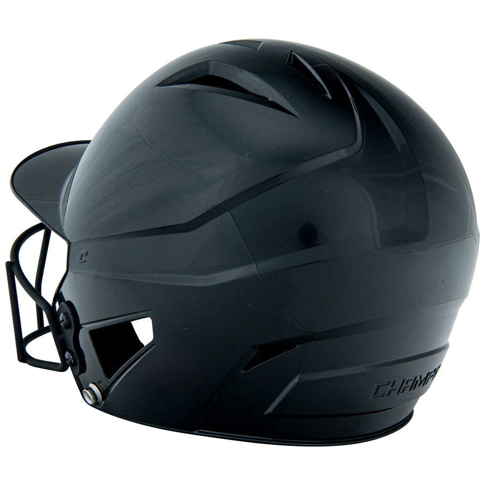 Champro Junior HX Rookie Fast Pitch Batting Helmet with Facemask-4