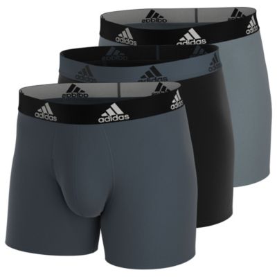 adidas Men's Stretch Cotton 3-Pack Trunk Mens Apparel Underwear