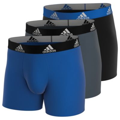 adidas Men's Stretch Cotton 3-Pack Trunk Mens Apparel Underwear