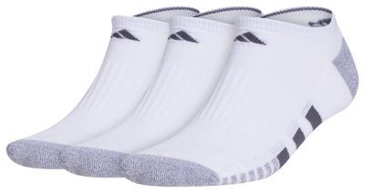 adidas Men's Cushioned 3.0 3-Pack No Show Socks Unisex Accessories Socks