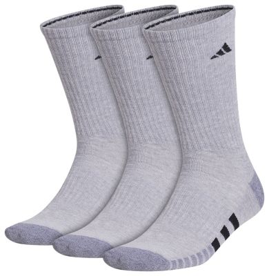 adidas Men's Cushioned 3.0 3-Pack Crew Socks Unisex Accessories Socks