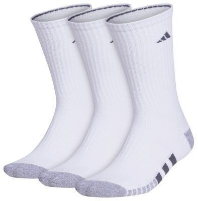 adidas Men's Cushioned 3.0 3-Pack Crew Socks Unisex Accessories Socks