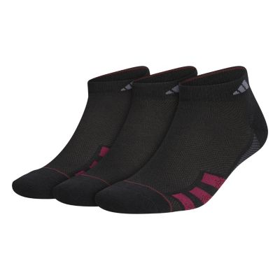 adidas Men's Superlite Stripe 3 3-Pack Low Cut Socks Unisex Accessories Socks