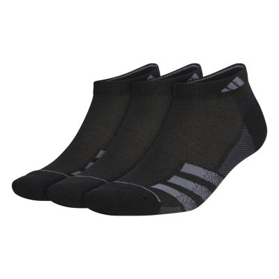 adidas Men's Superlite Stripe 3 3-Pack Low Cut Socks Unisex Accessories Socks