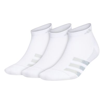 adidas Men's Superlite Stripe 3 3-Pack Low Cut Socks Unisex Accessories Socks