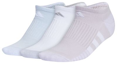adidas Women's Cushioned 3.0 3-Pack No Show Socks Unisex Accessories Socks