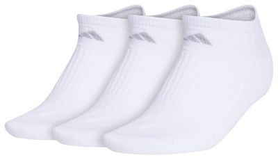 adidas Women's Cushioned 3.0 3-Pack No Show Socks Unisex Accessories Socks