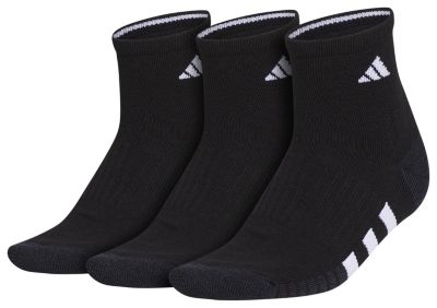 adidas Women's Cushioned 3.0 3-Pack Quarter Socks Unisex Accessories Socks