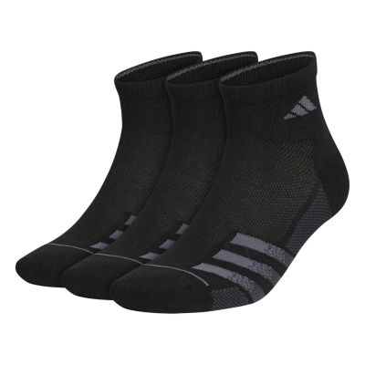 adidas Men's Superlite Stripe 3 3-Pack Quarter Socks Unisex Accessories Socks