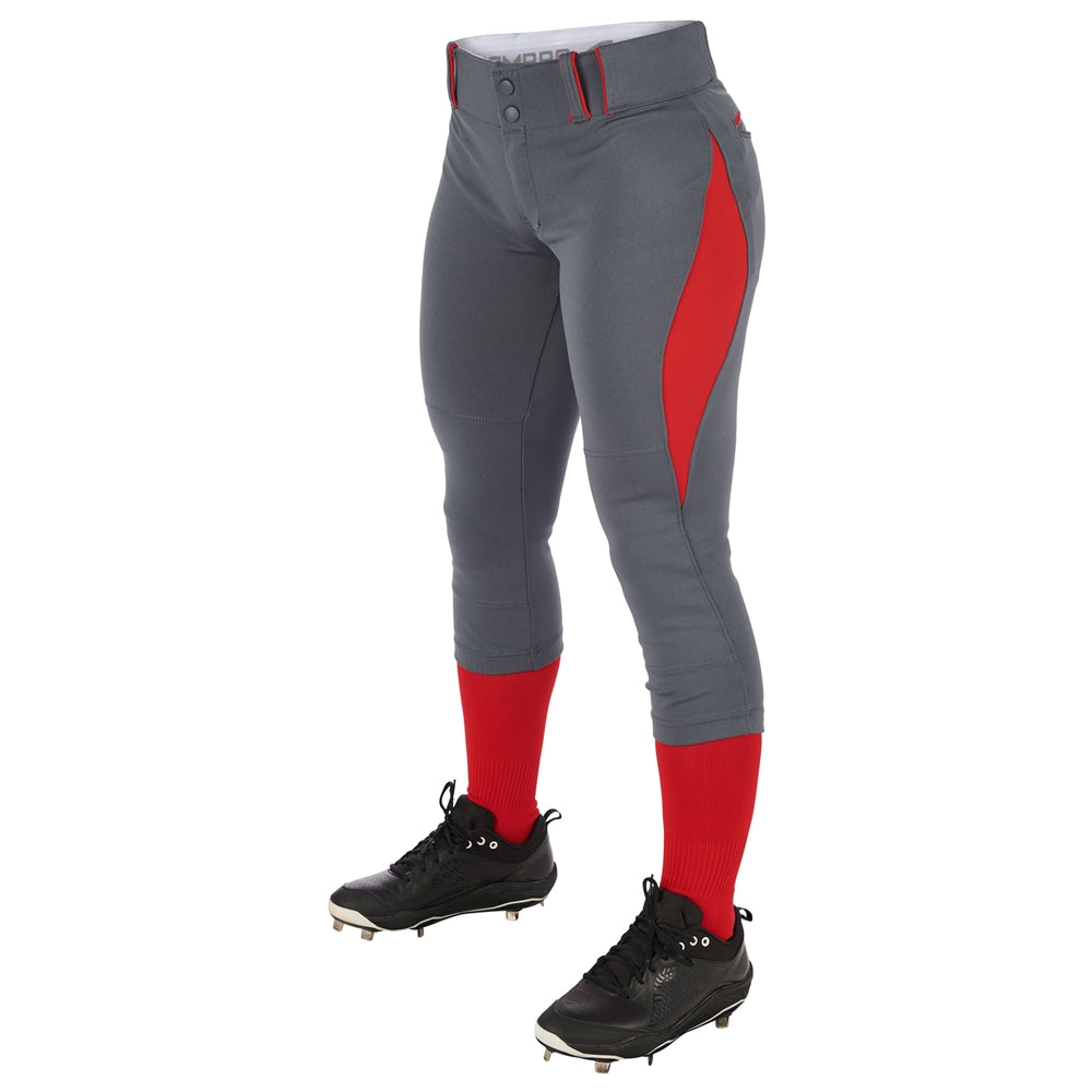 Champro Girl's Surge 2 Color Contrast Softball Pants-1