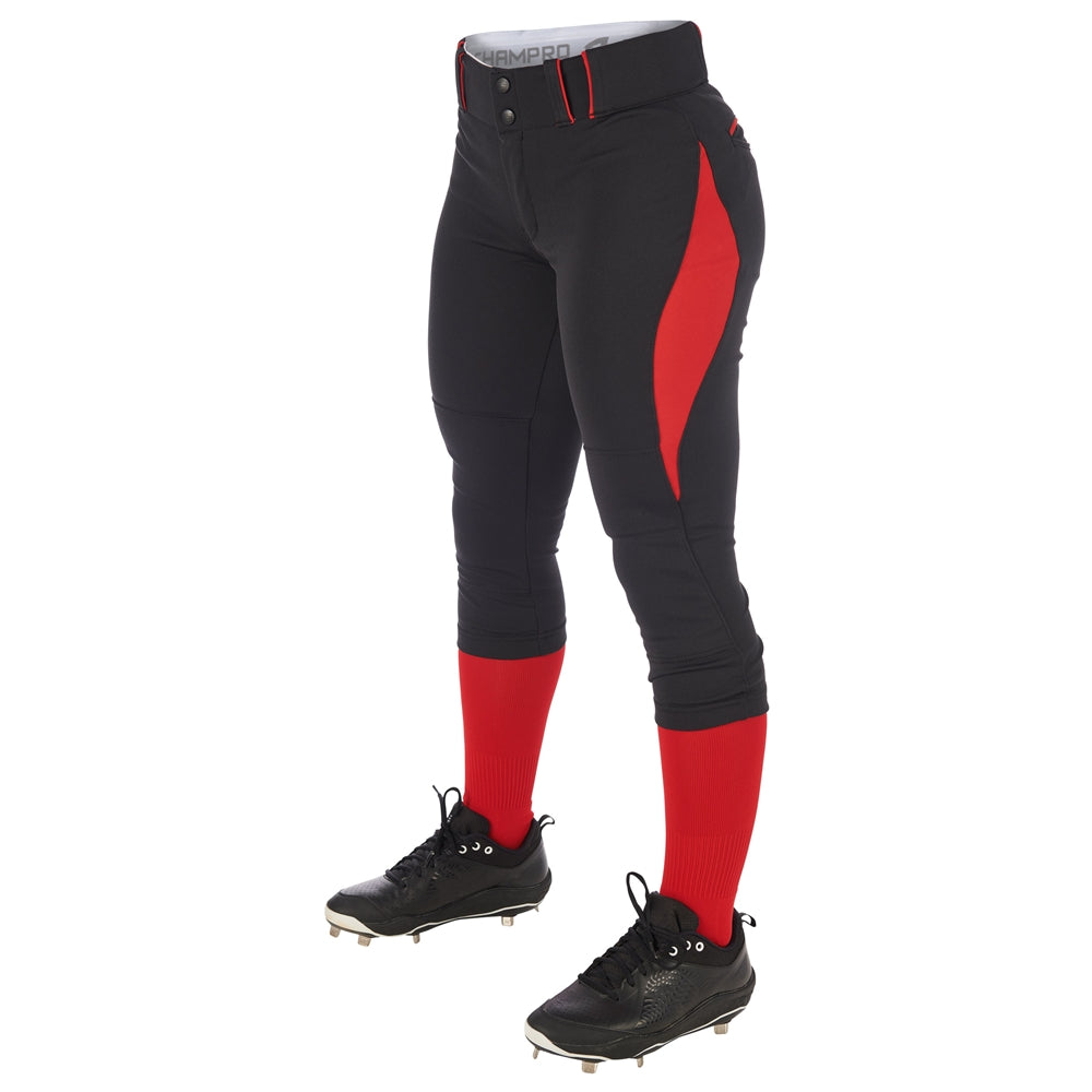 Champro Girl's Surge 2 Color Contrast Softball Pants-1
