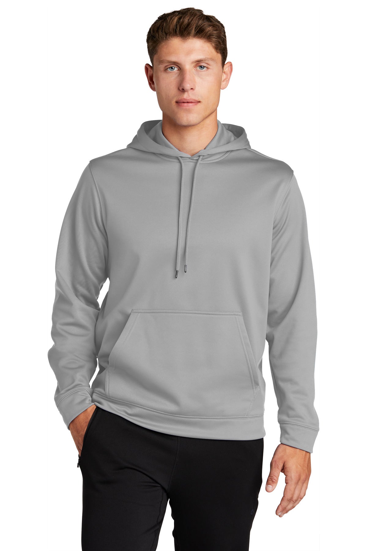 Sport-Tek Men's Sport-Wick Fleece Hooded Pullover Mens Apparel Sweatshirts & Fleece