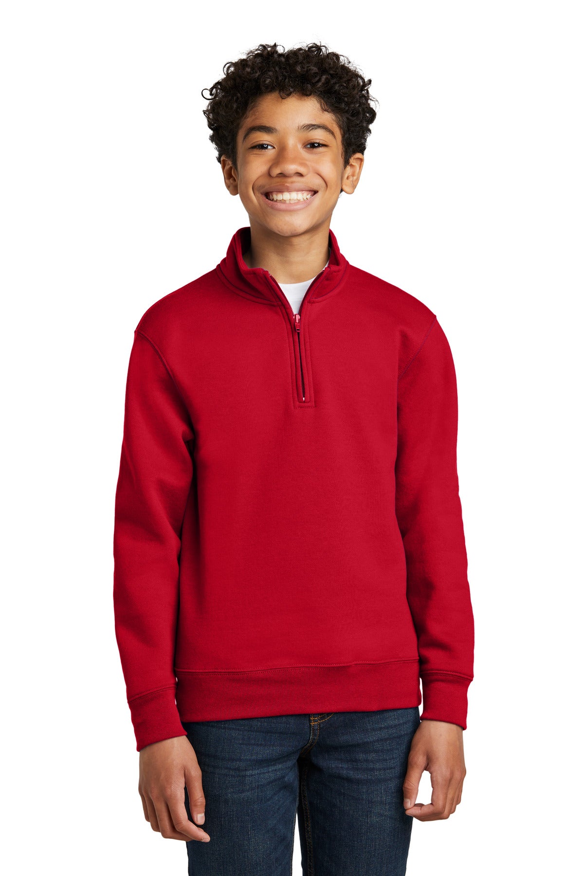 Port & Company ® Youth Core Fleece 1/4-Zip Pullover Sweatshirt Port & Company