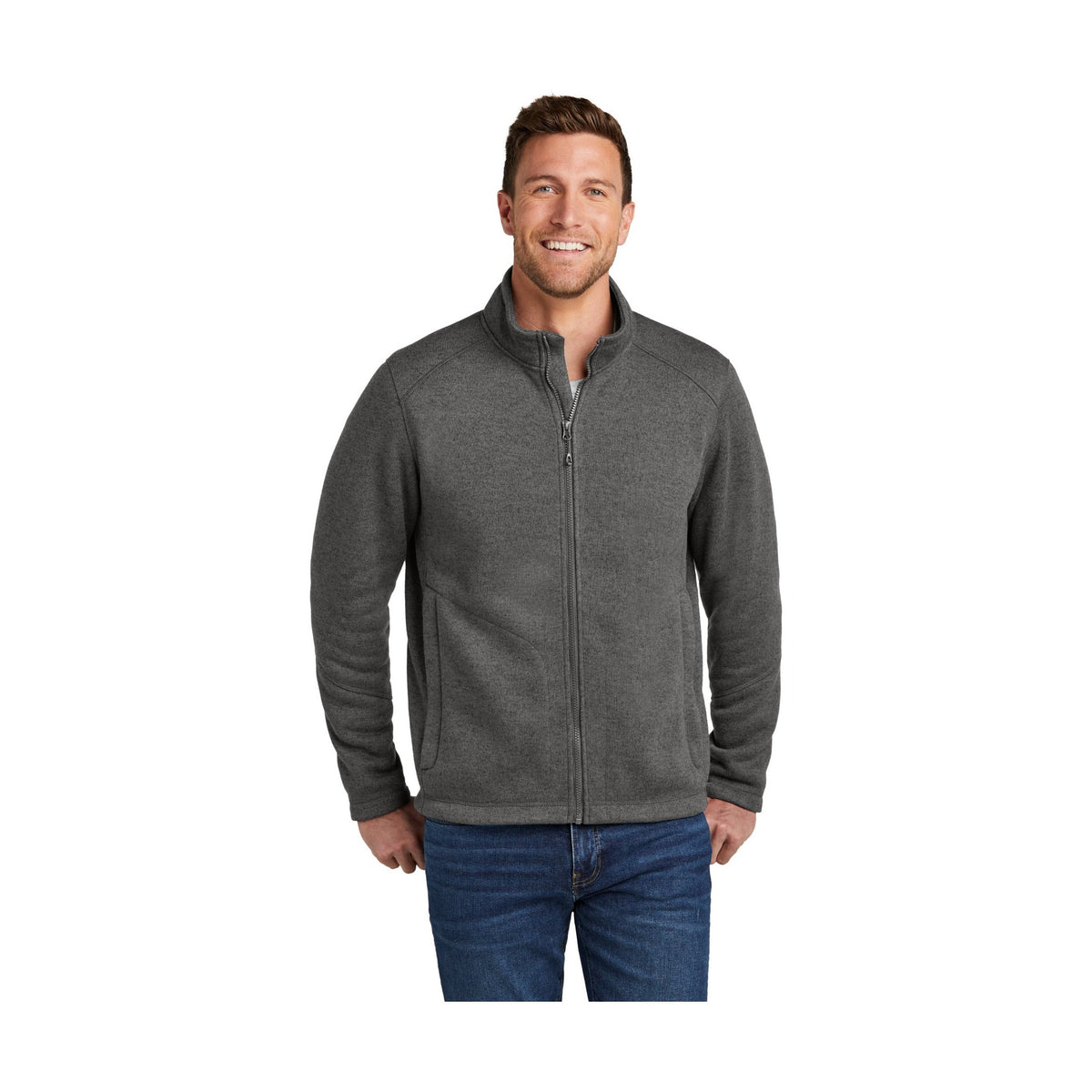 Port Authority Men's Arc Sweater Fleece Jacket F428