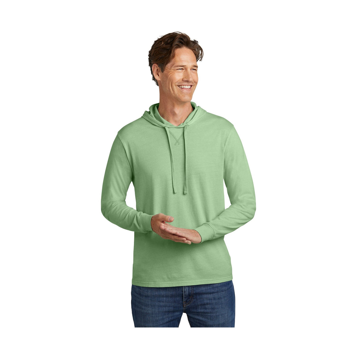 AllMade Men's Mineral Dye Organic Cotton Hoodie Tee AL6305