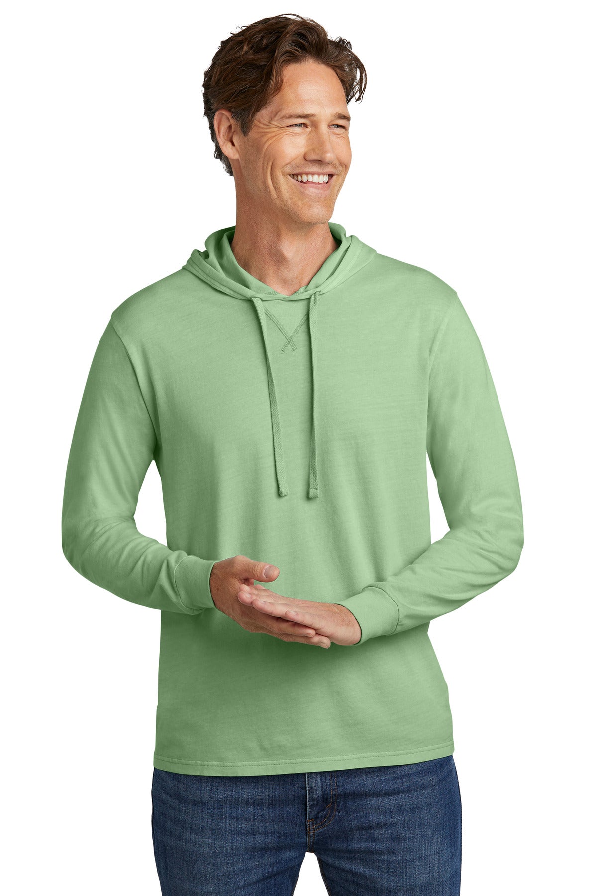 AllMade Men's Mineral Dye Organic Cotton Hoodie Tee AL6305