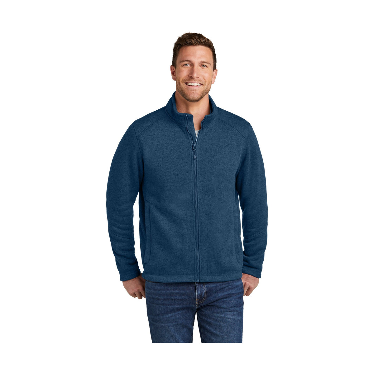 Port Authority Men's Arc Sweater Fleece Jacket F428