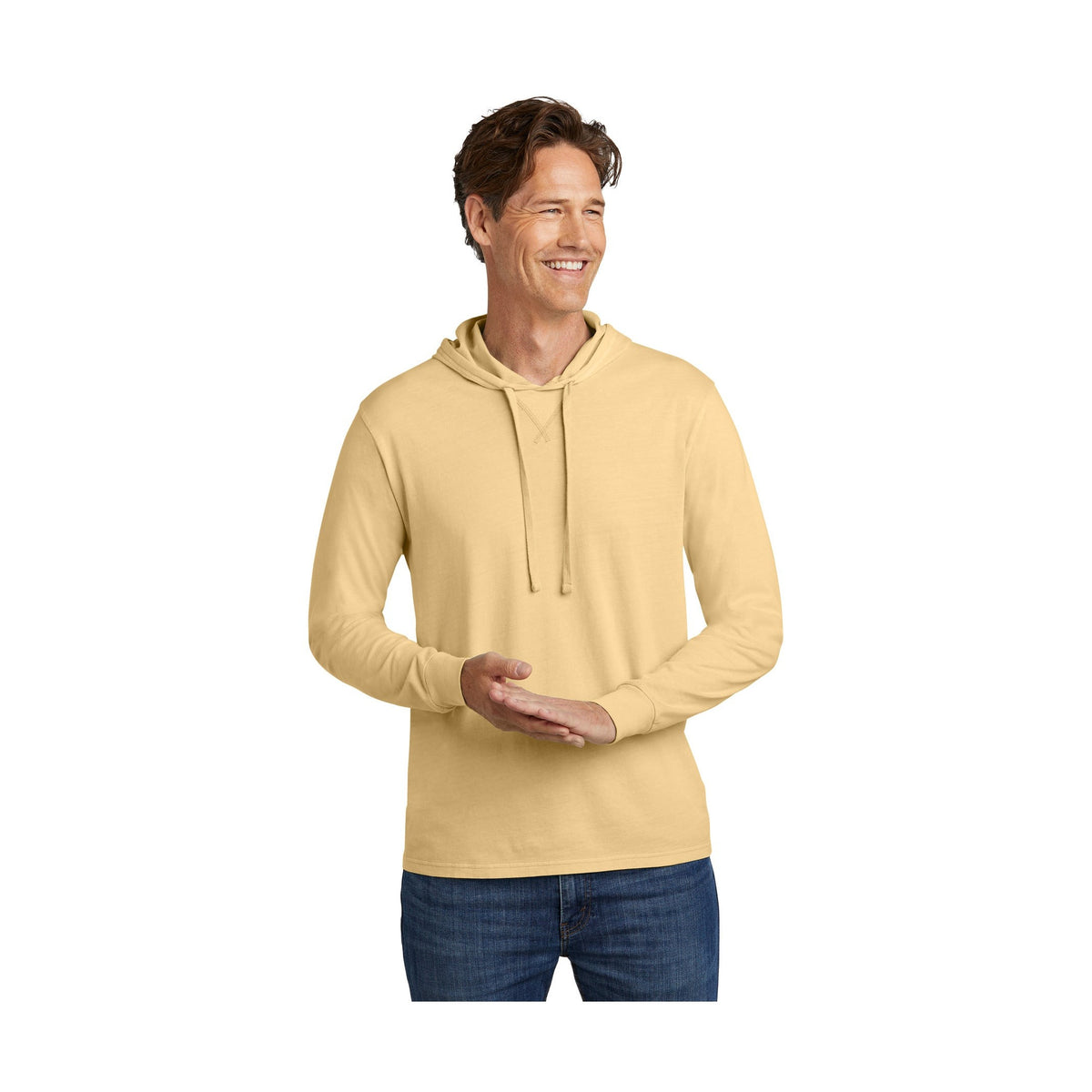 AllMade Men's Mineral Dye Organic Cotton Hoodie Tee AL6305