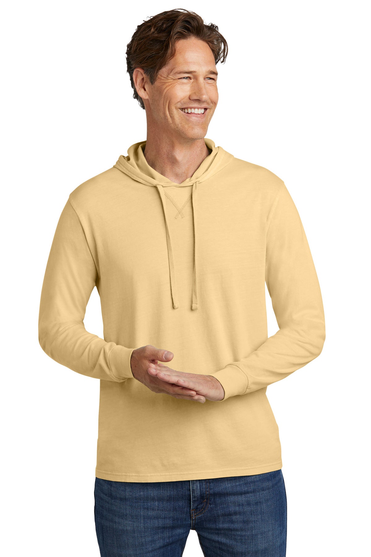 AllMade Men's Mineral Dye Organic Cotton Hoodie Tee AL6305