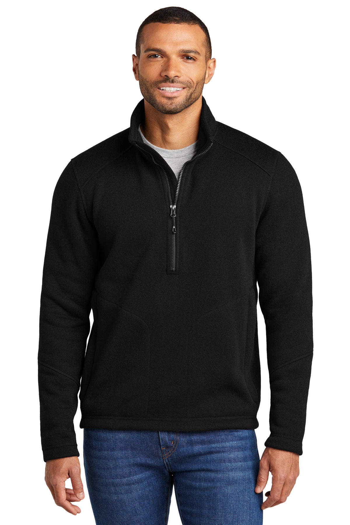Port Authority® Arc Sweater Fleece 1/4-Zip Mens Apparel Sweatshirts & Fleece