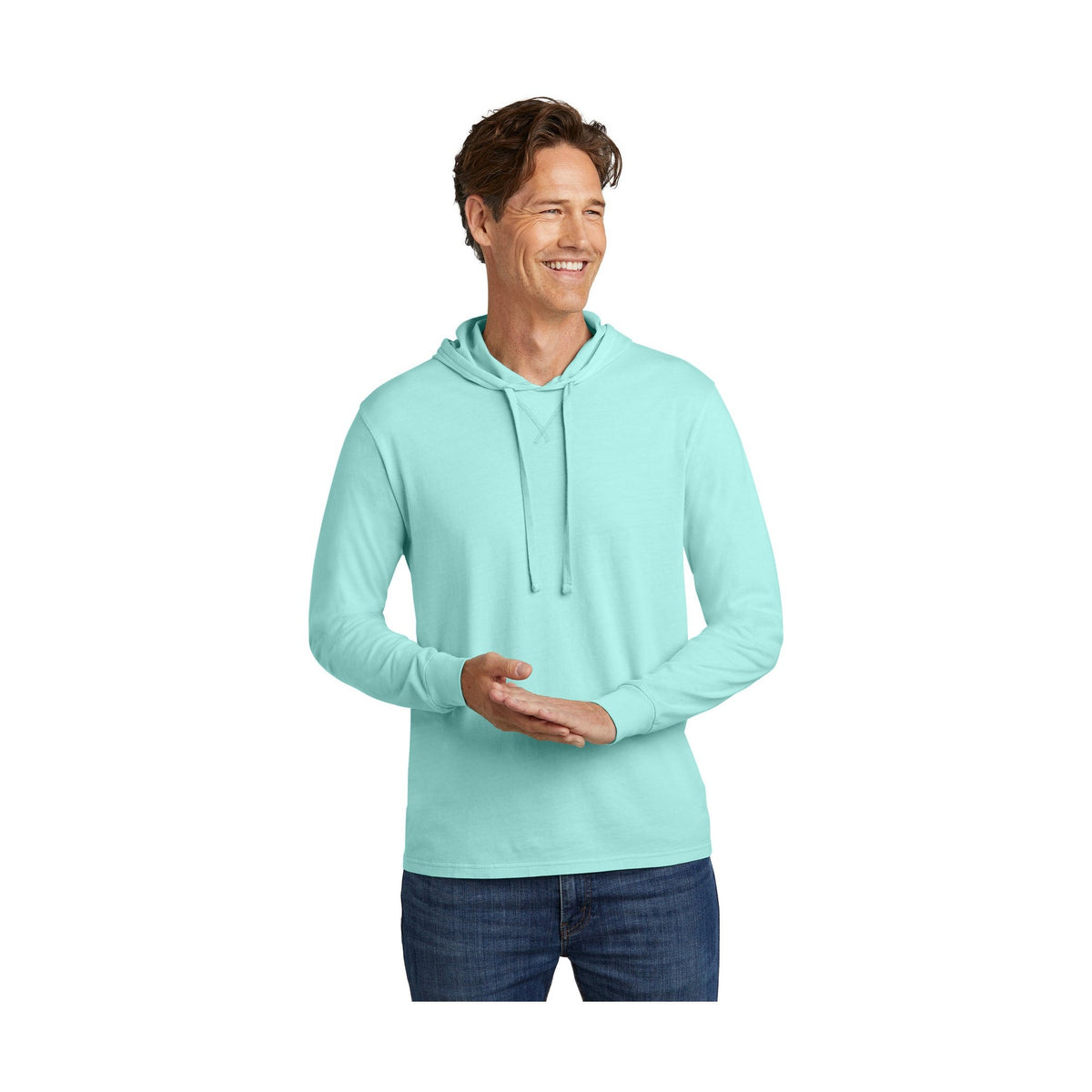 AllMade Men's Mineral Dye Organic Cotton Hoodie Tee AL6305