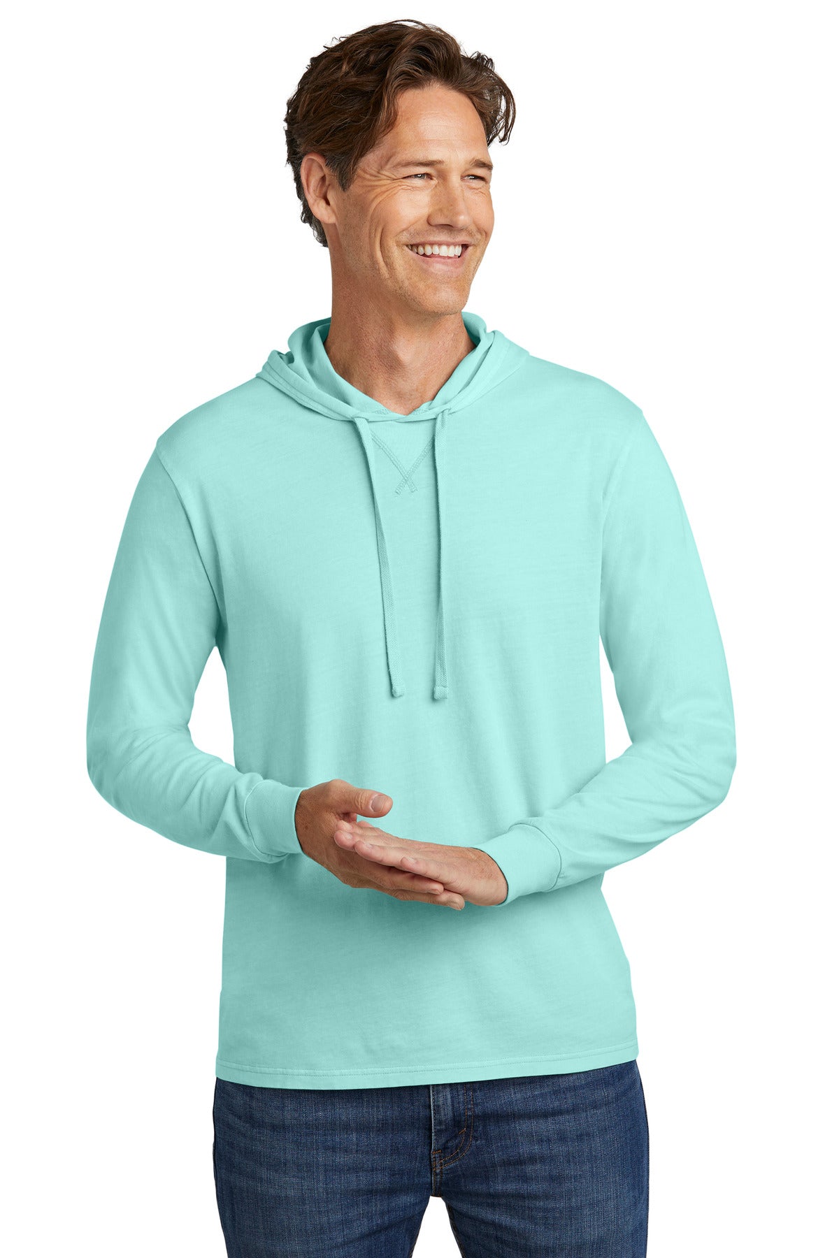AllMade Men's Mineral Dye Organic Cotton Hoodie Tee AL6305