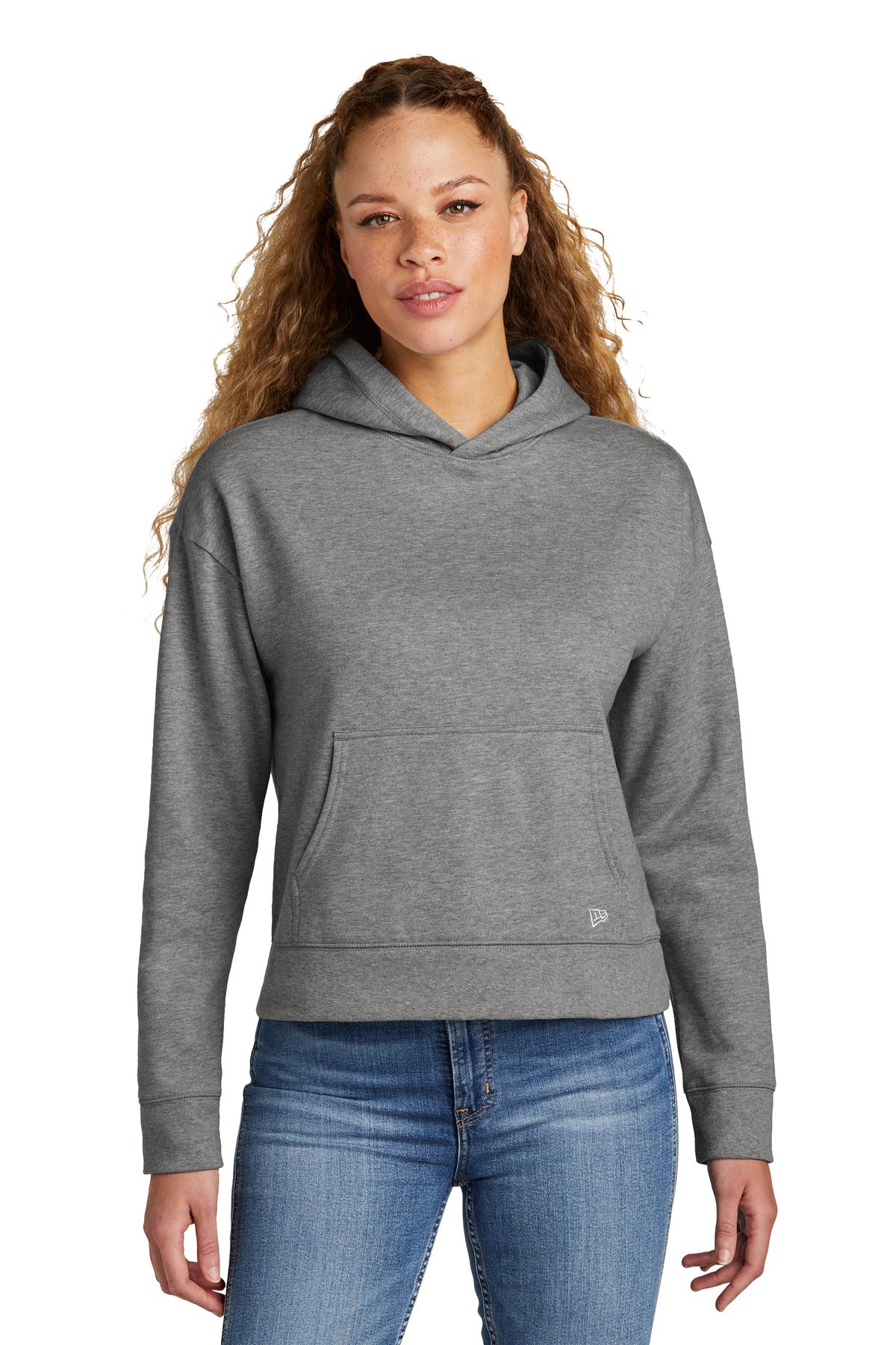 New Era Women's Comeback Fleece Pullover Hoodie. LNEA550 Corporate Apparel Sweatshirts & Fleece