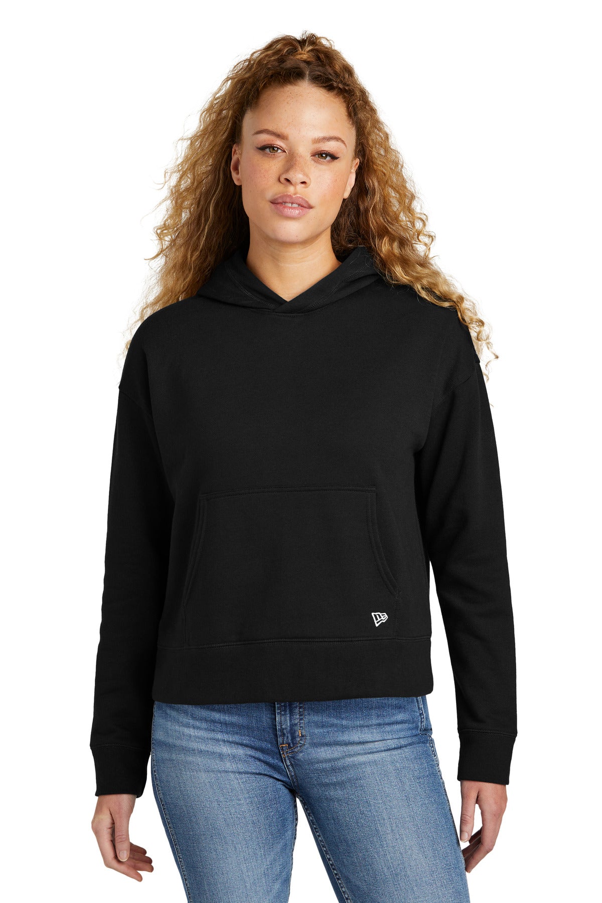 New Era Women's Comeback Fleece Pullover Hoodie. LNEA550 Corporate Apparel Sweatshirts & Fleece