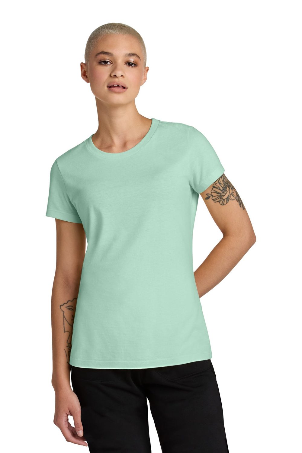 District Women's Perfect Weight CVC Tee DT188 Womens Apparel Shirts & Tops