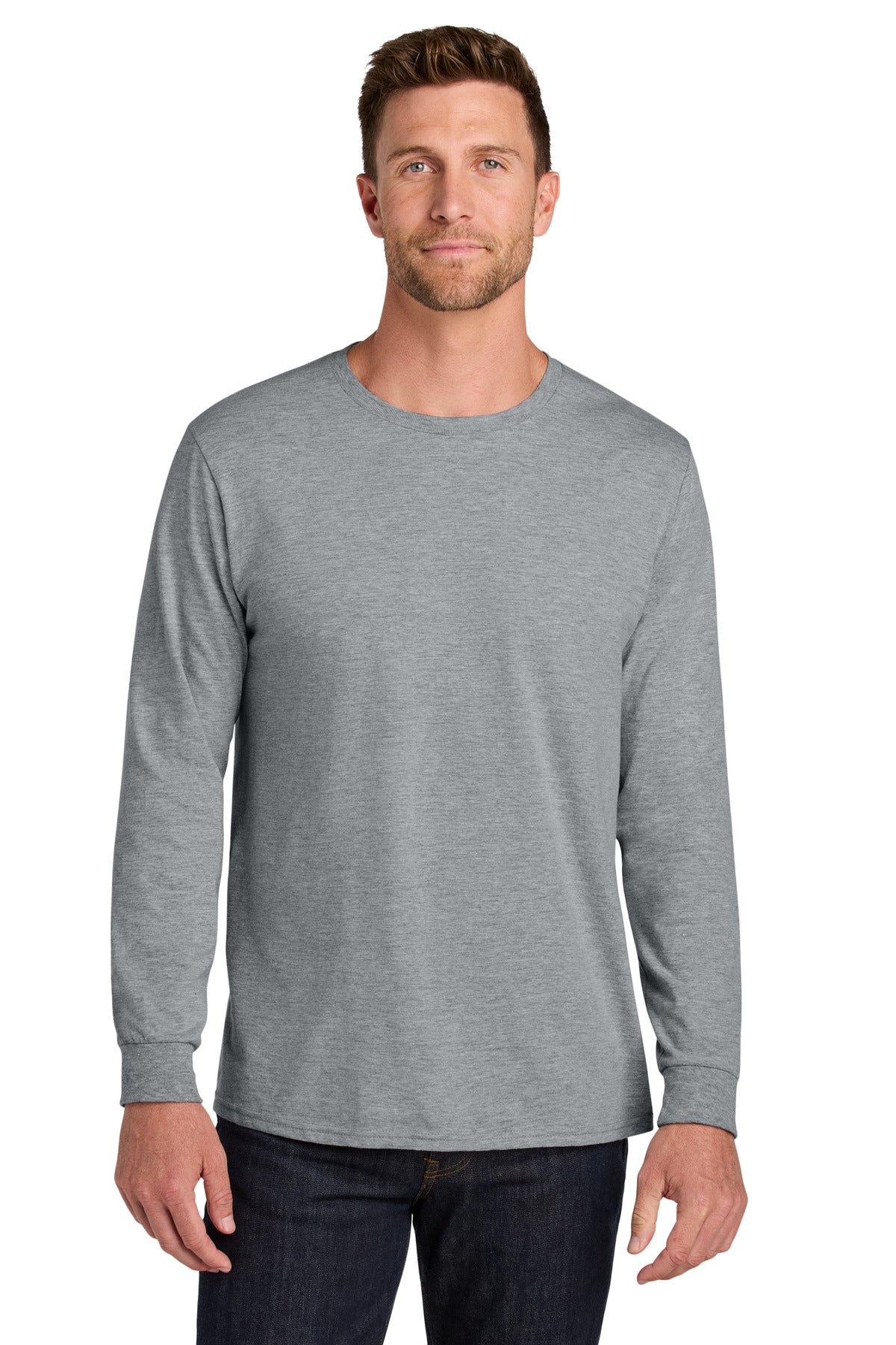 Jerzees Men's Ultimate Ring Spun Long Sleeve T-Shirt IC46L