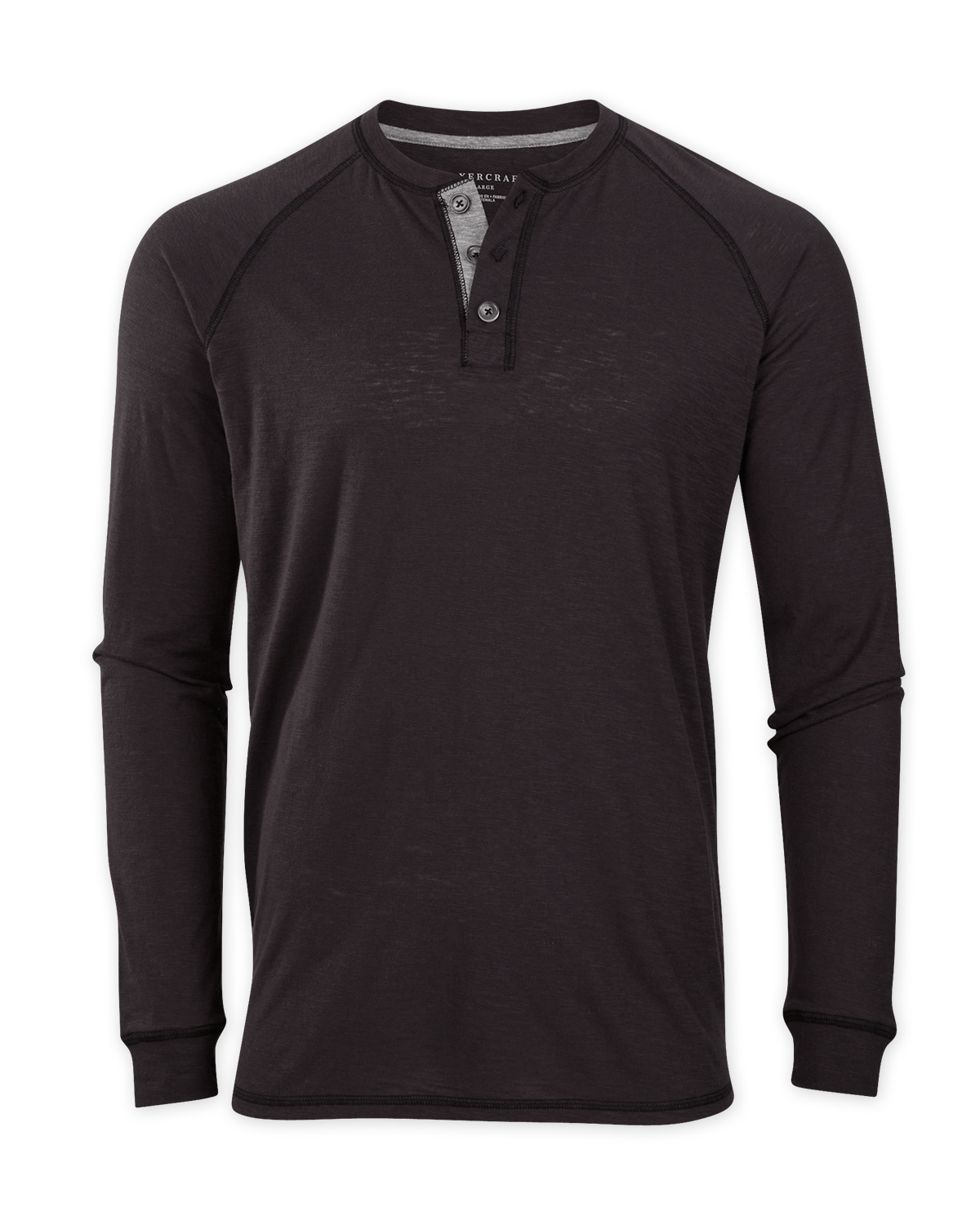 Boxercraft Men's Henley Long Sleeve Mens Apparel Shirts & Tops