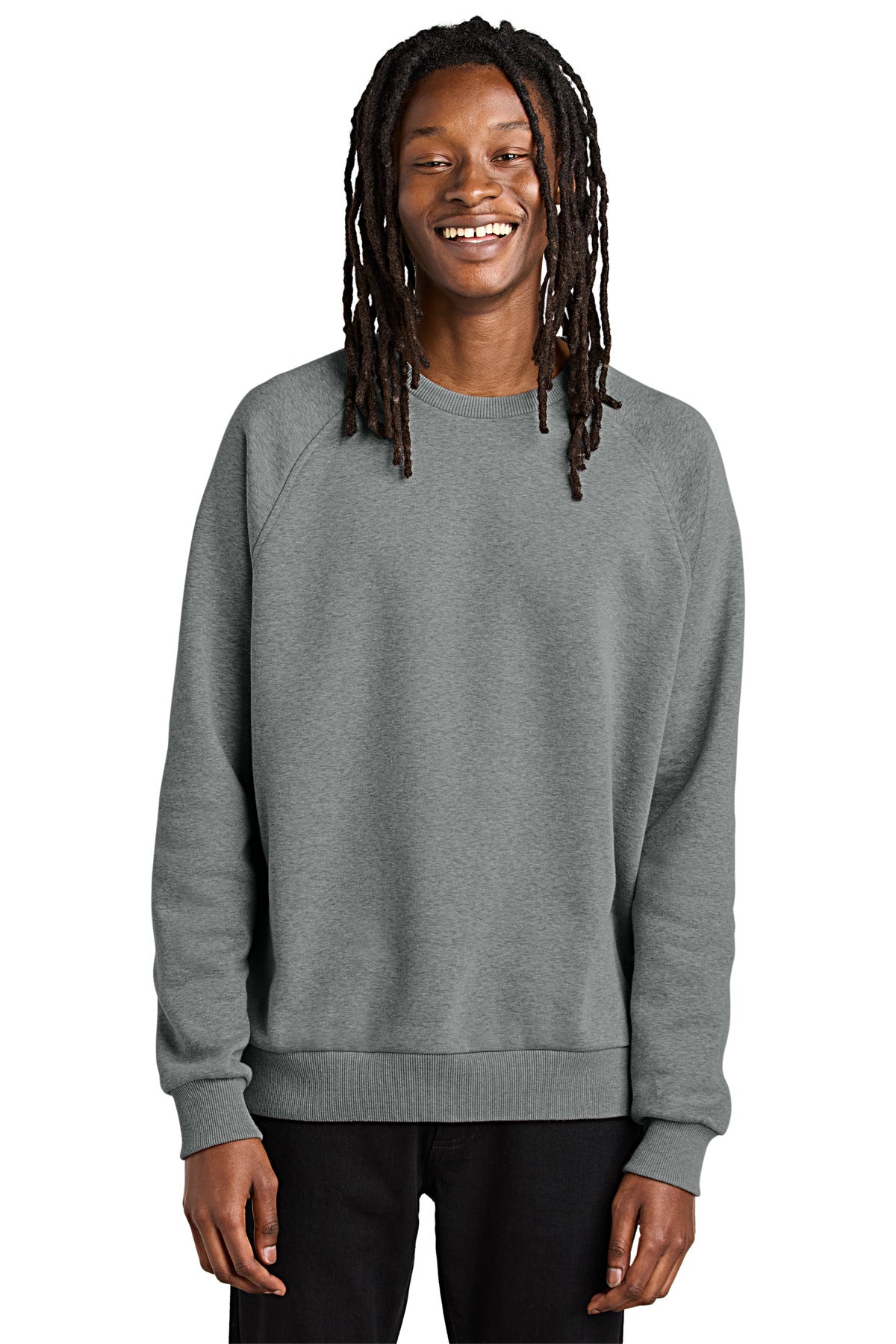 AllMade Unisex Organic CVC Fleece Crewneck Sweatshirt AL5004 Mens Apparel Sweatshirts & Fleece