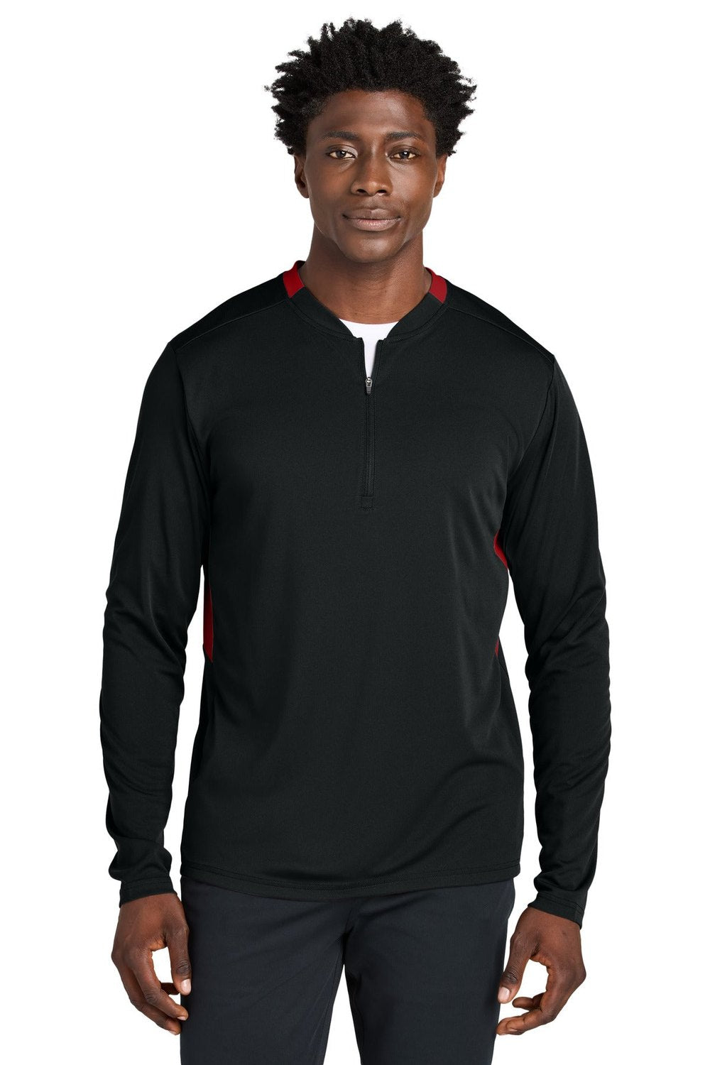 Sport-Tek Club 1/4-Zip Pullover ST443 Mens Apparel Sweatshirts & Fleece