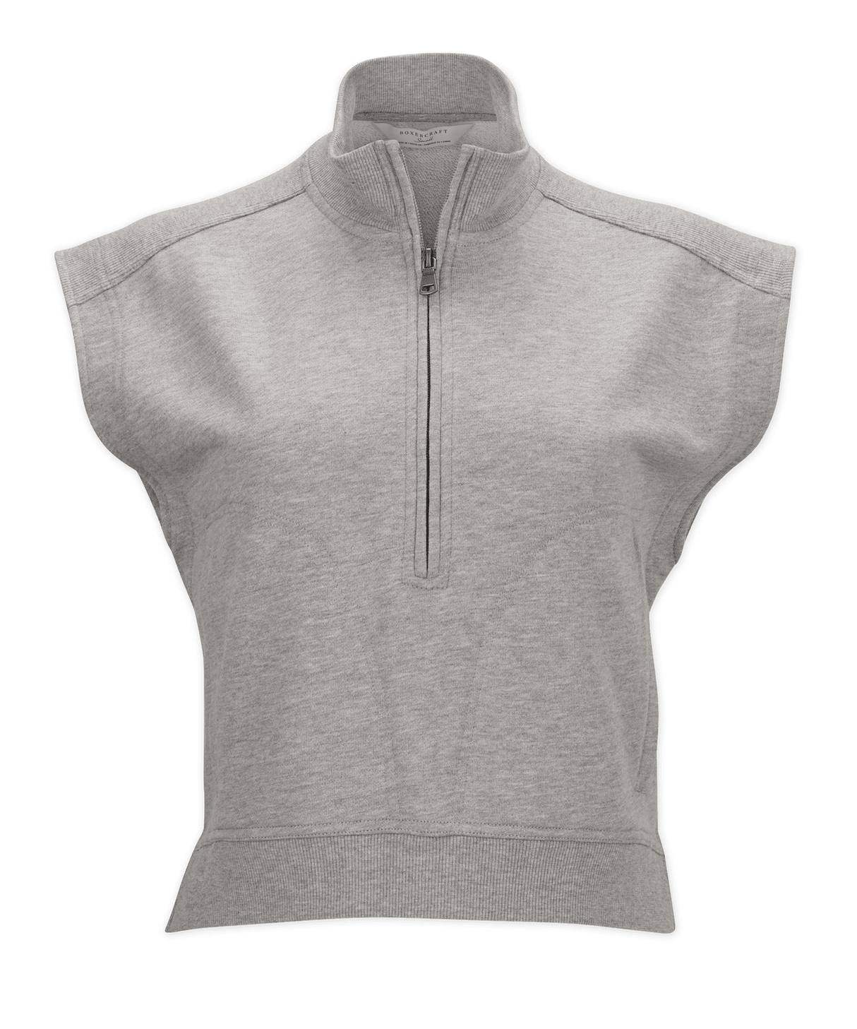 Boxercraft Women's Sleeveless Terry Half Zip Pullover Womens Apparel Sweatshirts & Fleece