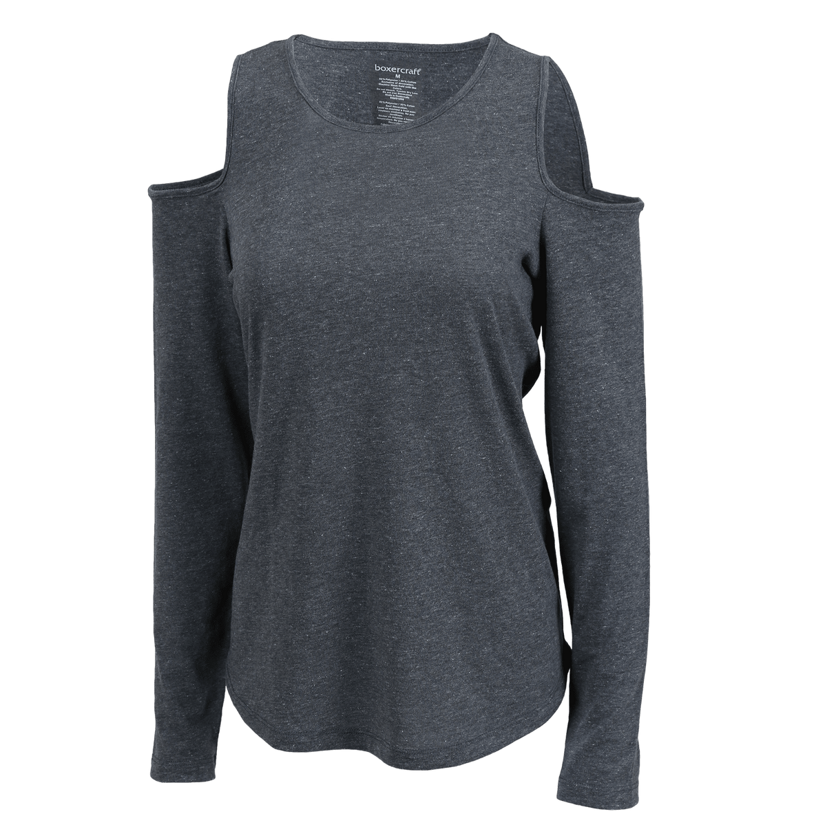 Boxercraft Women's Cold Shoulder Long Sleeve Tee Womens Apparel Shirts & Tops