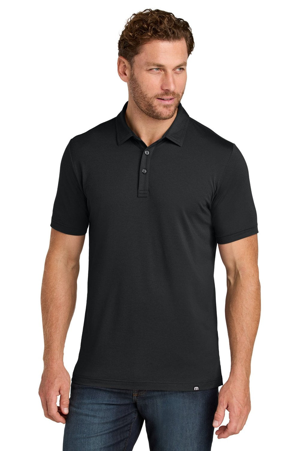TravisMathew Men's Glenview Solid Polo TMA41461 Corporate Apparel Shirts & Tops