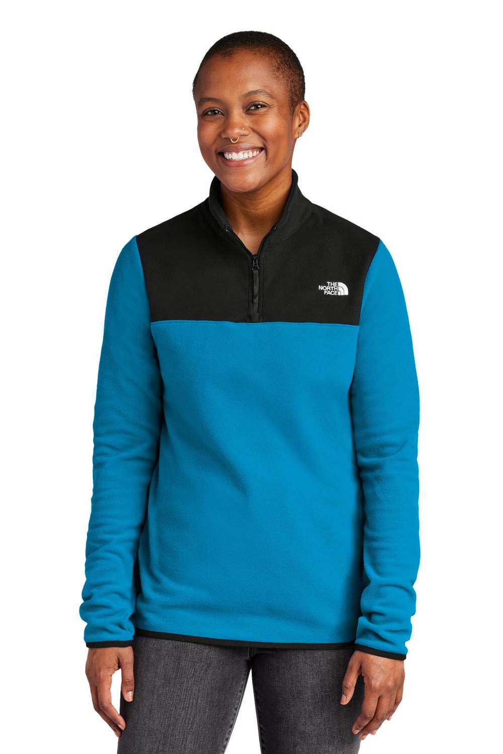 The North Face Women's Glacier 1/4-Zip Fleece NF0A7V4M Corporate Apparel Shirts & Tops