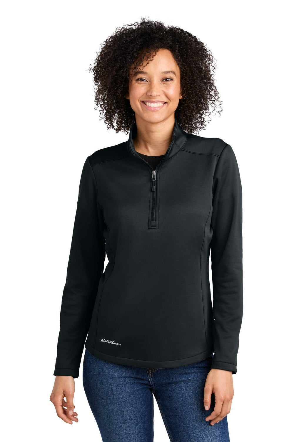 Eddie Bauer Women's Smooth Mid Layer Fleece 1/2-Zip EB2370 Corporate Apparel Jackets & Vests