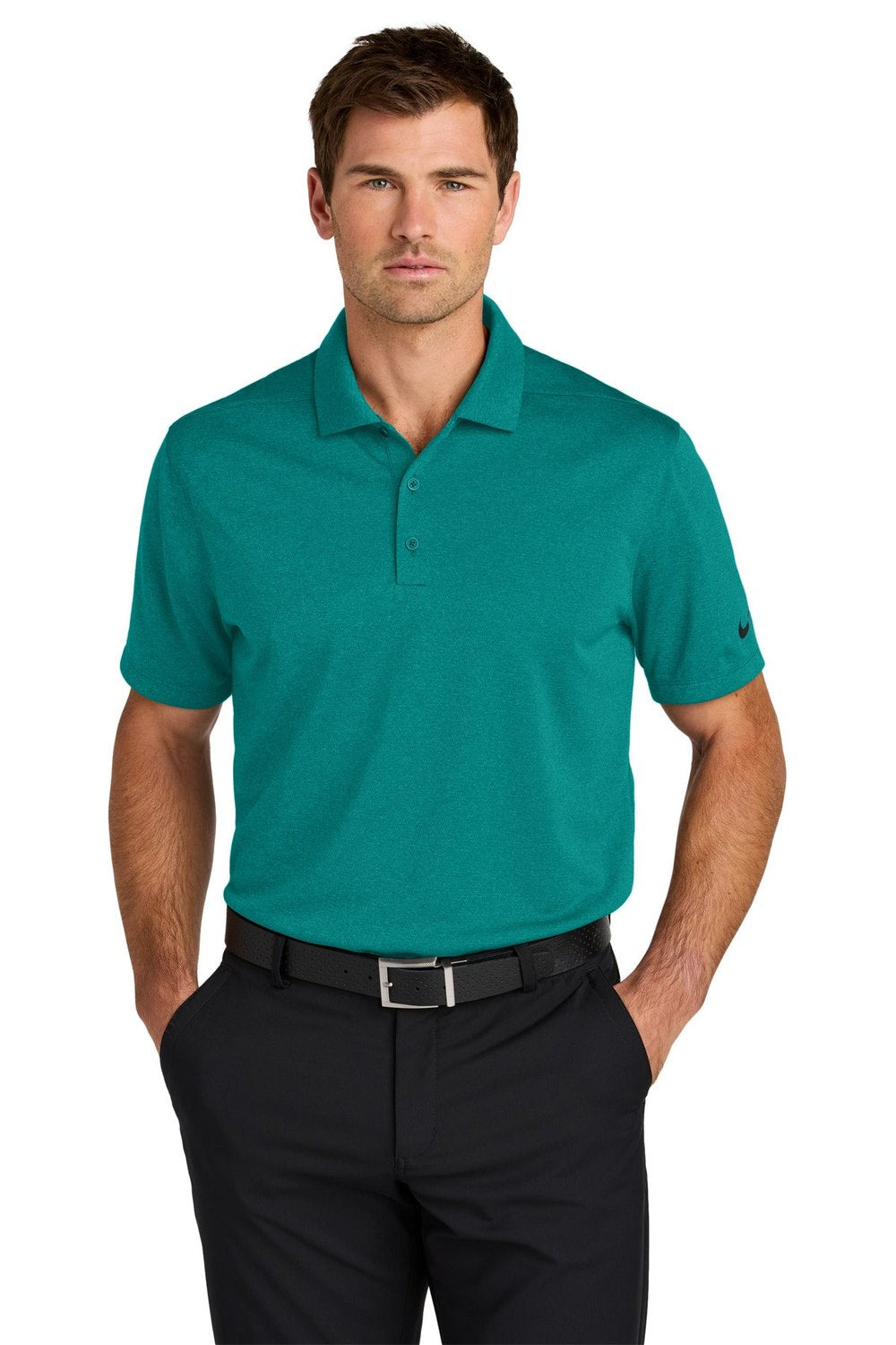Nike Dri-FIT Smooth Heather Polo NKFQ4794 Corporate Apparel Shirts & Tops