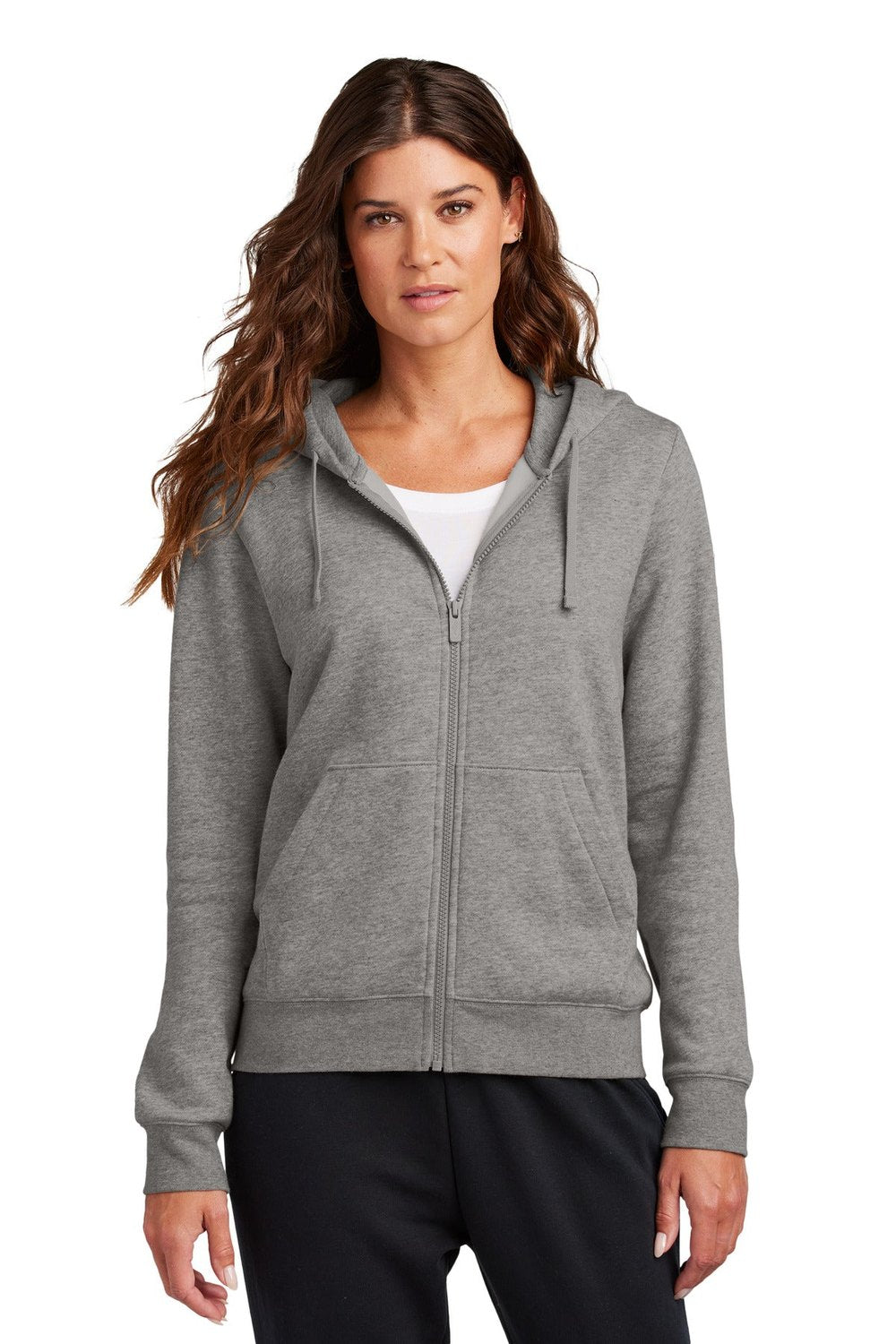 Nike Women's Club Fleece Sleeve Swoosh Full-Zip Hoodie NKFD9890 Corporate Apparel Shirts & Tops