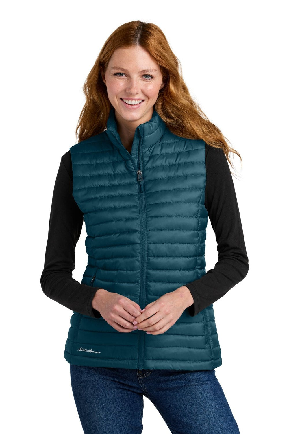 Eddie Bauer Women's Packable Quilted Vest EB517 Corporate Apparel Jackets & Vests