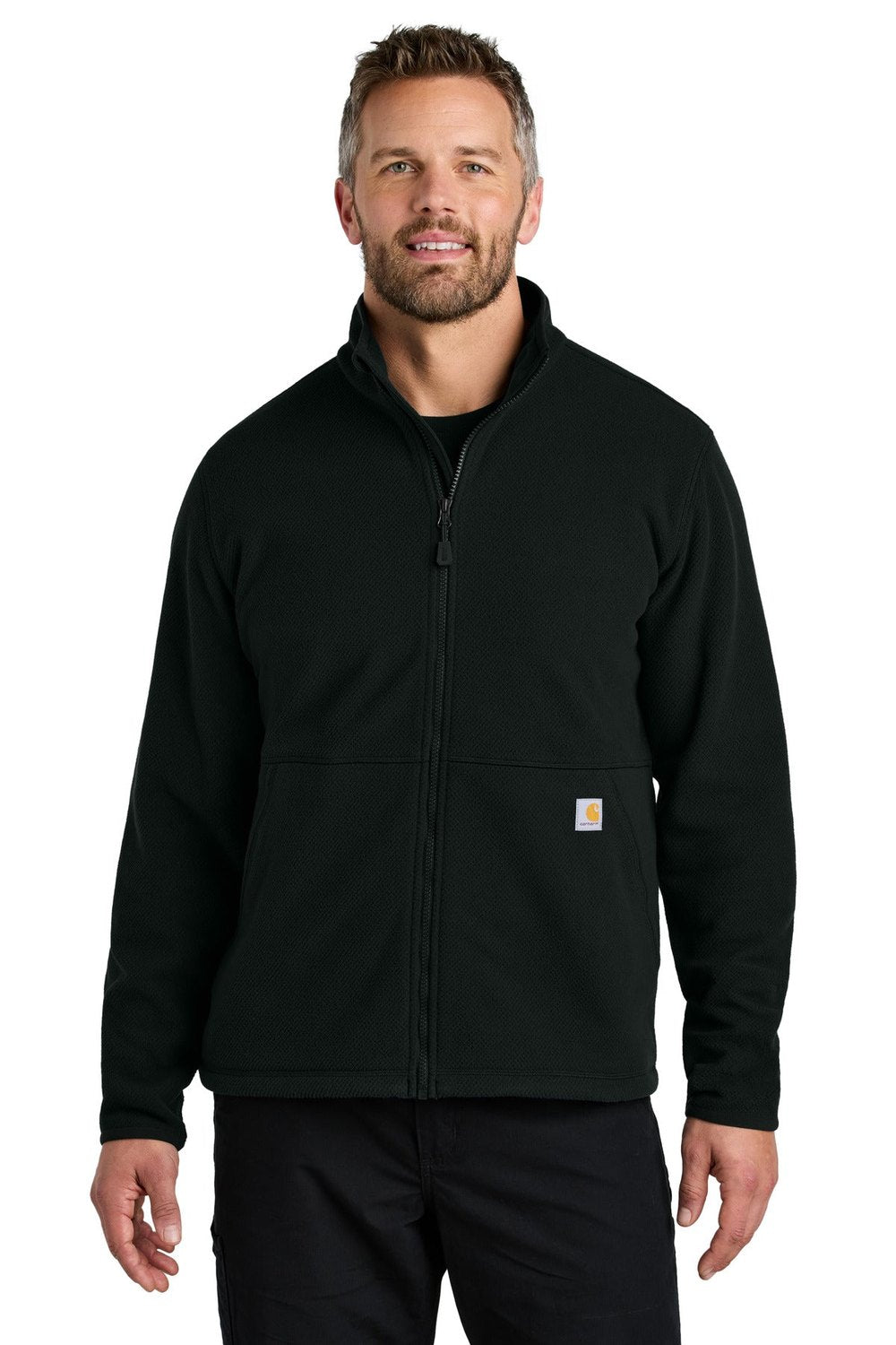 Carhartt Men's Textured Full-Zip Fleece Jacket CT106416 Corporate Apparel Jackets & Vests