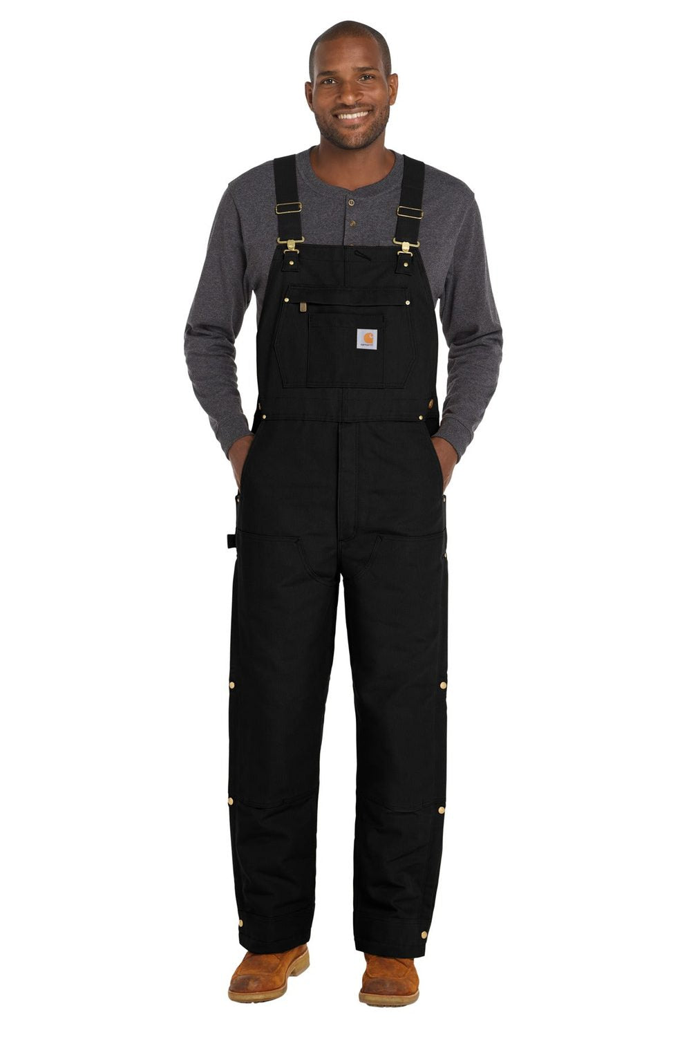 Carhartt Short Firm Duck Insulated Bib Overalls CTS106672 Corporate Apparel Pants & Sweatpants