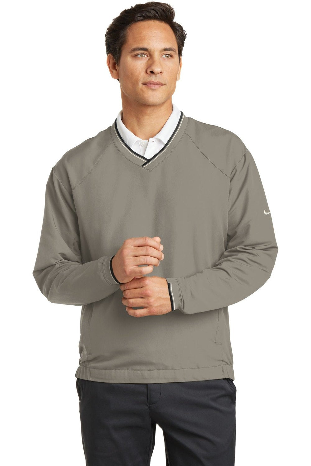 Nike Men's V-Neck Wind Shirt Corporate Apparel Jackets & Vests