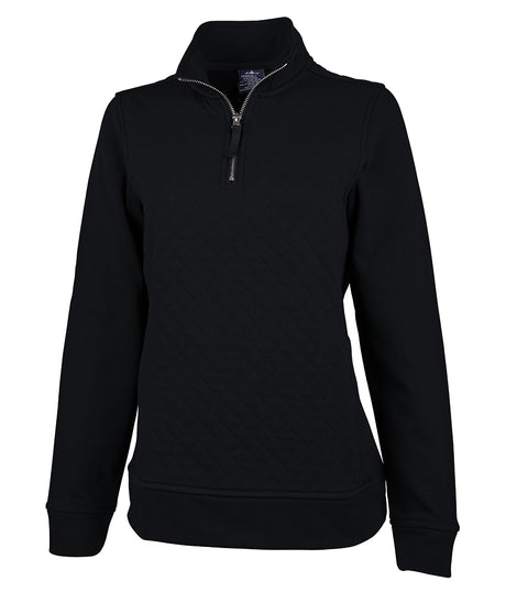 Charles River Women's Franconia Quilted 1/4 Zip Womens Apparel Sweatshirts & Fleece