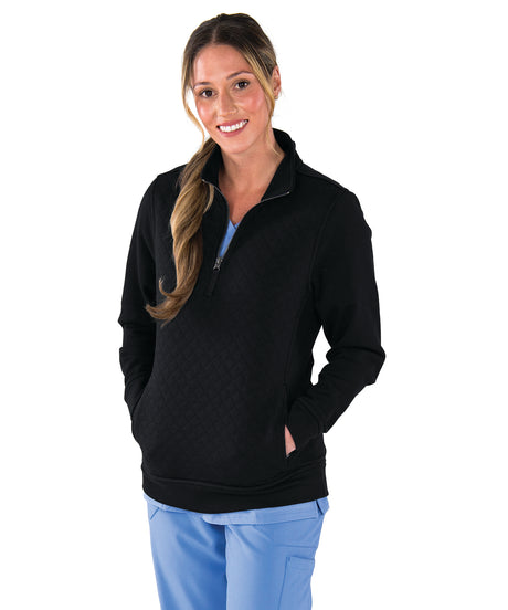 Charles River Women's Franconia Quilted 1/4 Zip Womens Apparel Sweatshirts & Fleece