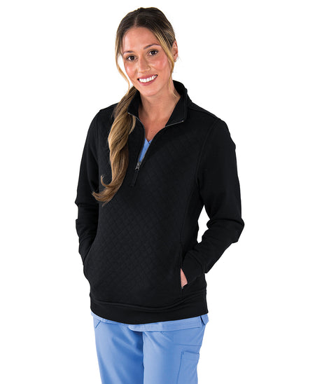 Charles River Women's Franconia Quilted 1/4 Zip Womens Apparel Sweatshirts & Fleece